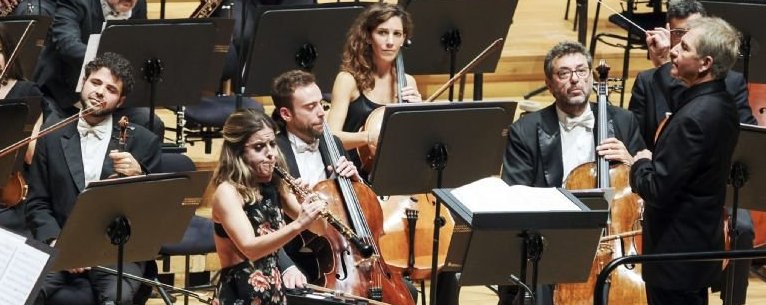 Thierry Fischer y Cristina Gmez Godoy con la Orquesta Sinfnica de Castilla y Len