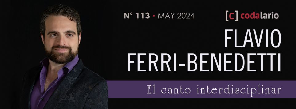 Flavio Ferri-Benedetti, portada Codalario, mayo 2024