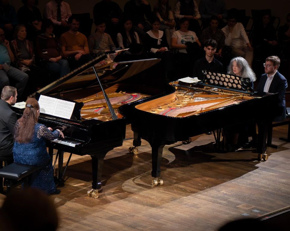 Martha Argerich y Lilya Zilberstein en el Konzerthaus de Viena