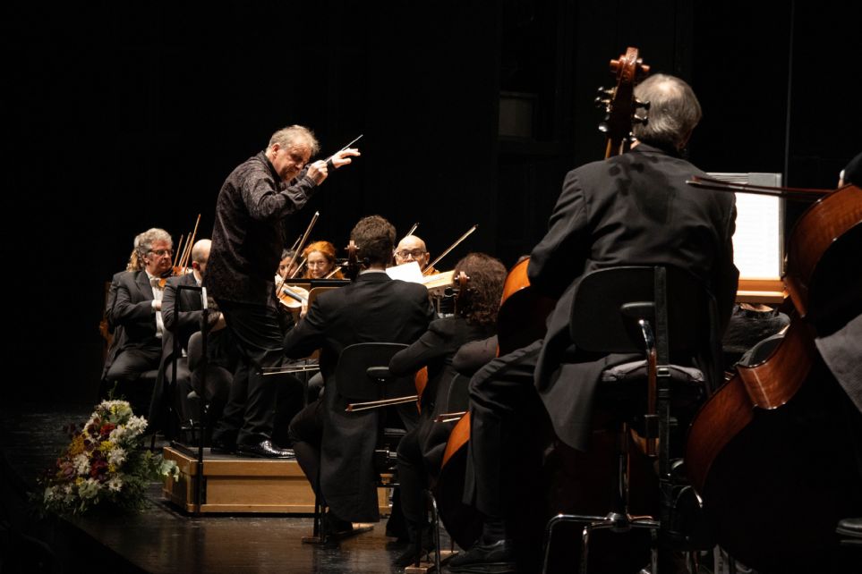 Eldar Nebolsin y  Gyorgy Gyorivnyi Rth con la Sinfnica de Sevilla