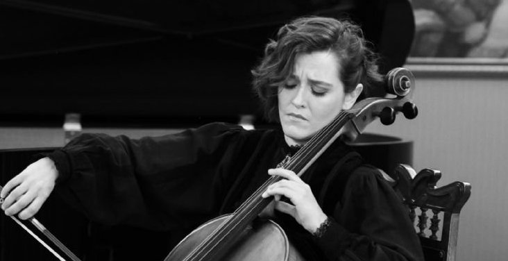La violonchelista espa�ola Alejandra D�az, en la final del London International Concerto Competition 2026