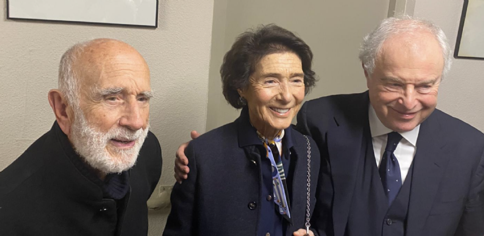 Alfonso Aijn, Paloma O`Shea y Sir Andrs Schiff