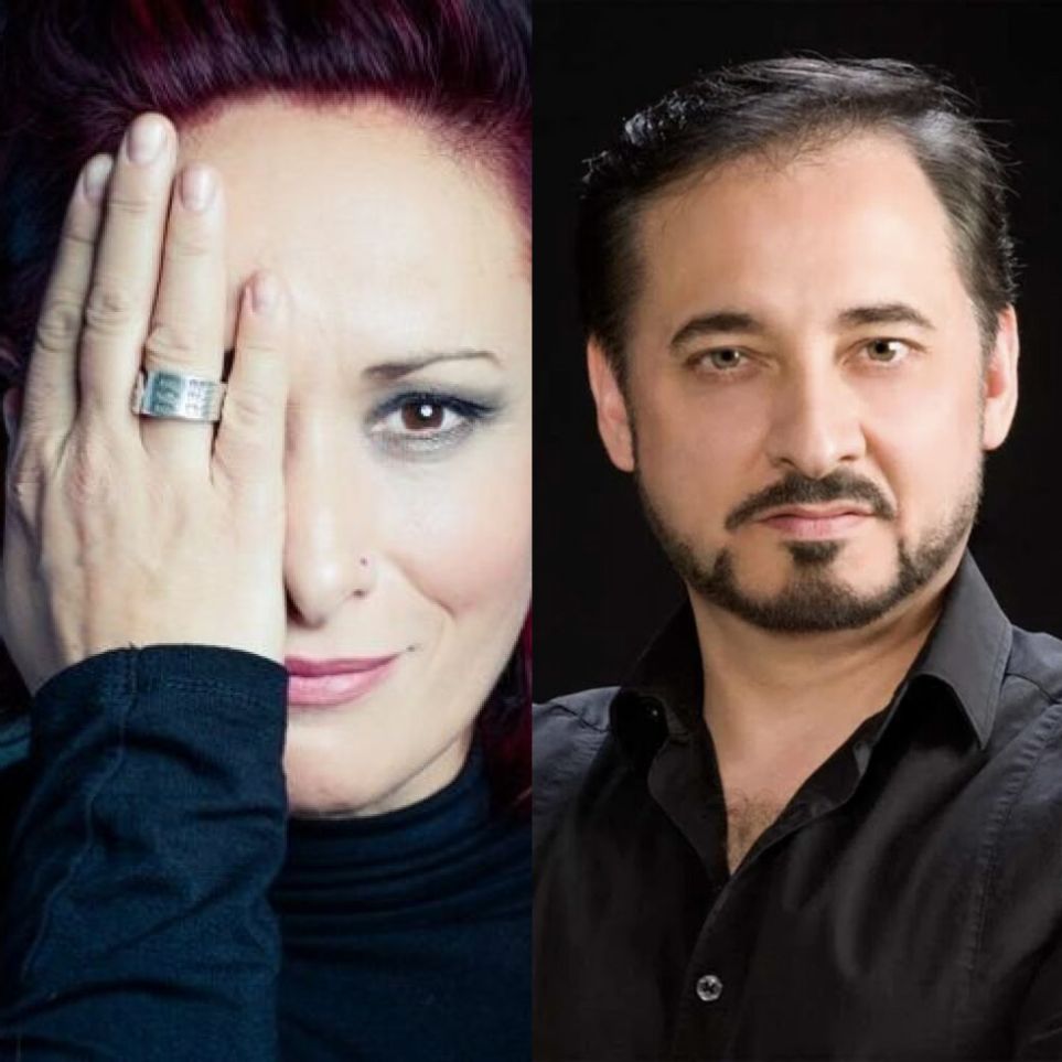 ngeles Blancas y Alejandro Roy