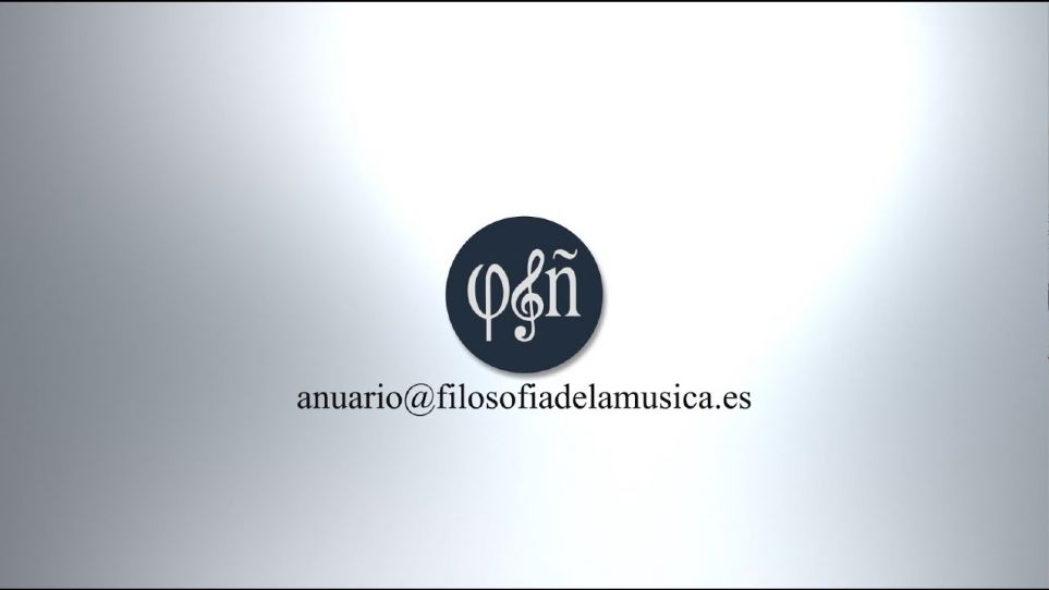 Anuario de Filosof�a de la M�sica