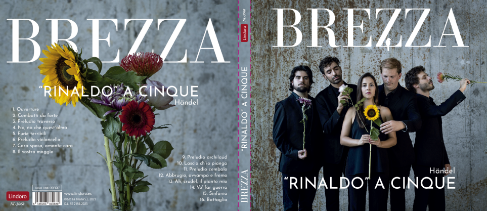 BREZZA, Lindoro, Rinaldo a cinque, portada