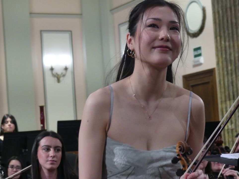 Concierto de la Orquesta Sinf�nica Vigo 430 en Lugo con Catherina Lee y bajo la direcci�n de Javier Fajardo