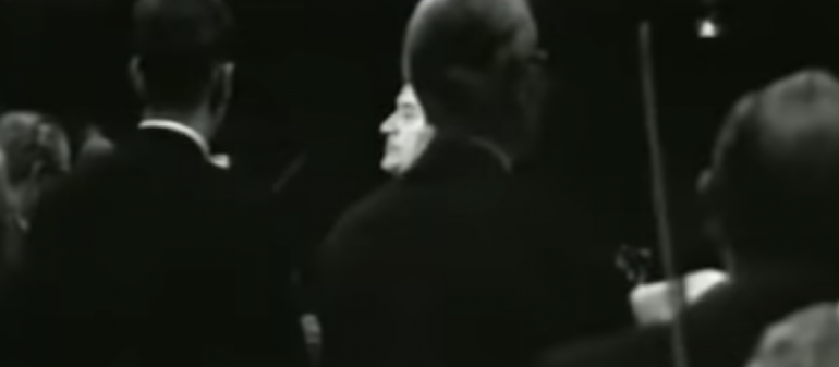 Celibidache dirige a la Sinfnica Nacional de Dinamarca