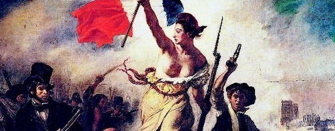 La libertad guiando al pueblo de Eug�ne Delacroix