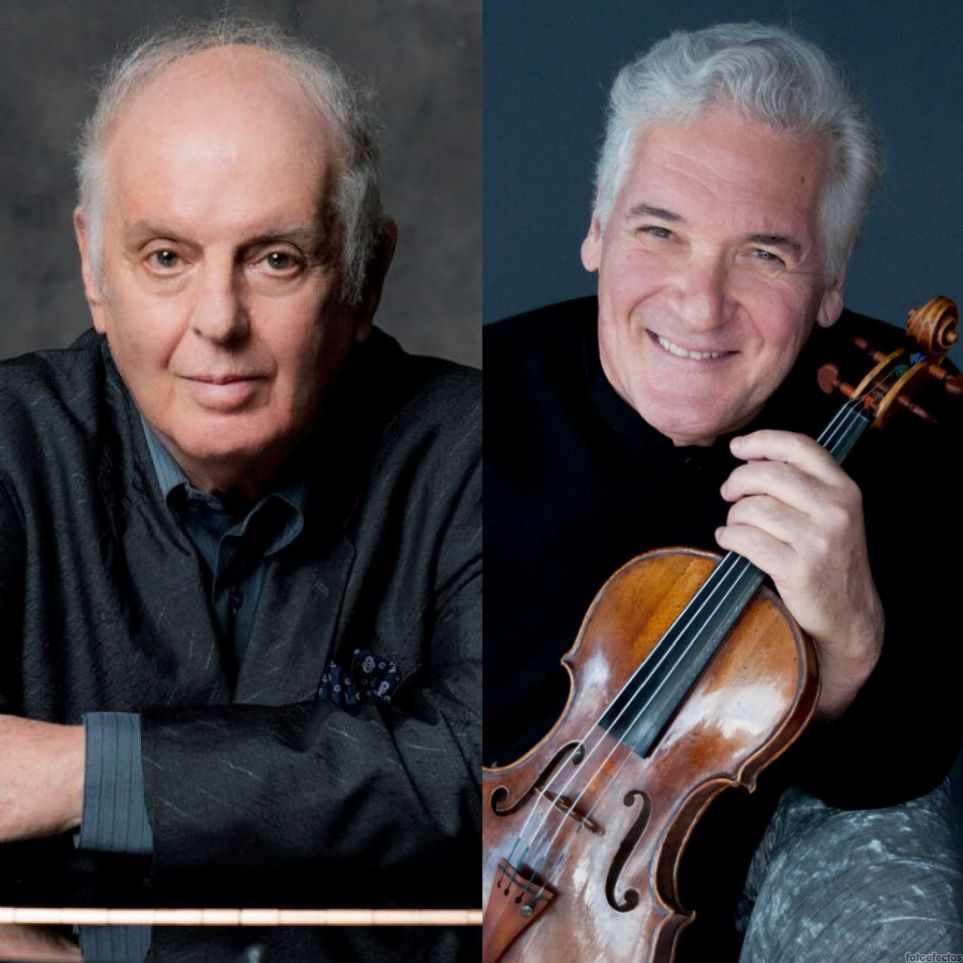 Daniel Barenboim y Pinchas Zukerman