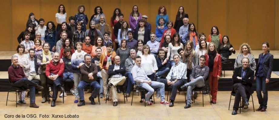 Coro de la OSG. Foto: Xurxo Lobato