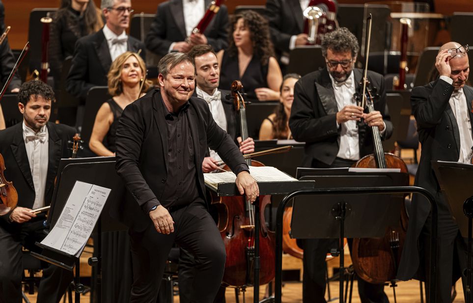 Erik Nielsen con la Sinf�nica de Castilla y Le�n