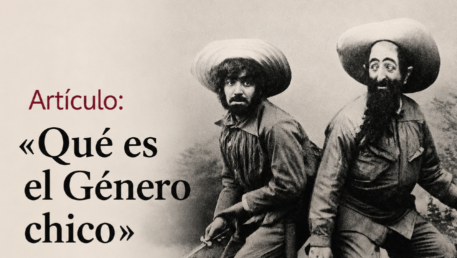 Art�culo: �Qu� es el  G�nero chico�. Por Nuria Blanco �lvarez
