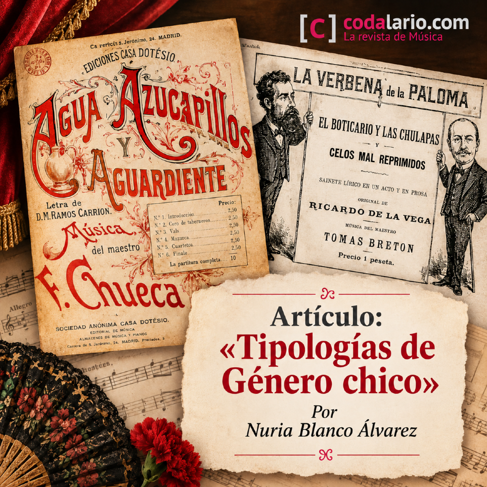 �Tipolog�as de G�nero chico�. Un art�culo de Nuria Blanco �lvarez