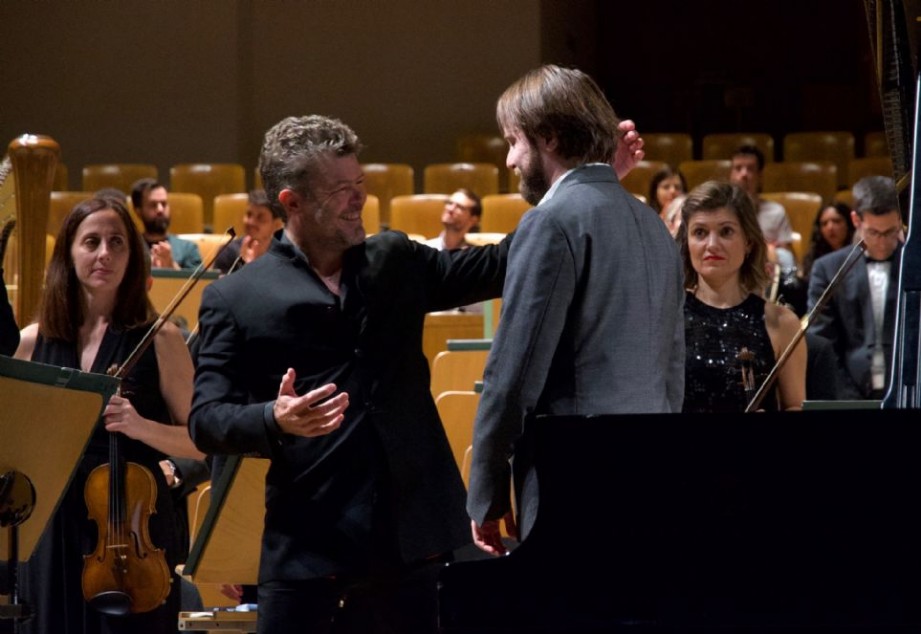 Pablo Heras-Casado y Daniil Trifonov con la Orquesta Nacional de Espaa