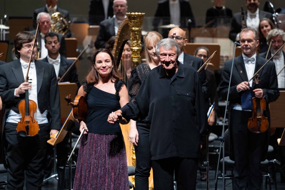 Lise Berthaud y Michel Plasson con la Sinfnica de Sevilla