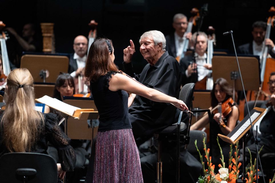 Lise Berthaud y Michel Plasson con la Sinfnica de Sevilla