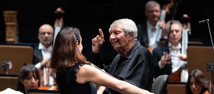 Lise Berthaud y Michel Plasson con la Sinfnica de Sevilla