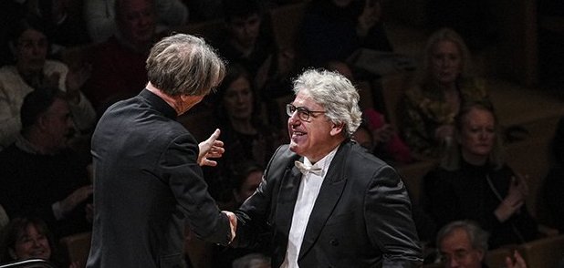 Marc Albrect y Radovan Vlatković con la Sinfnica de Castilla y Len