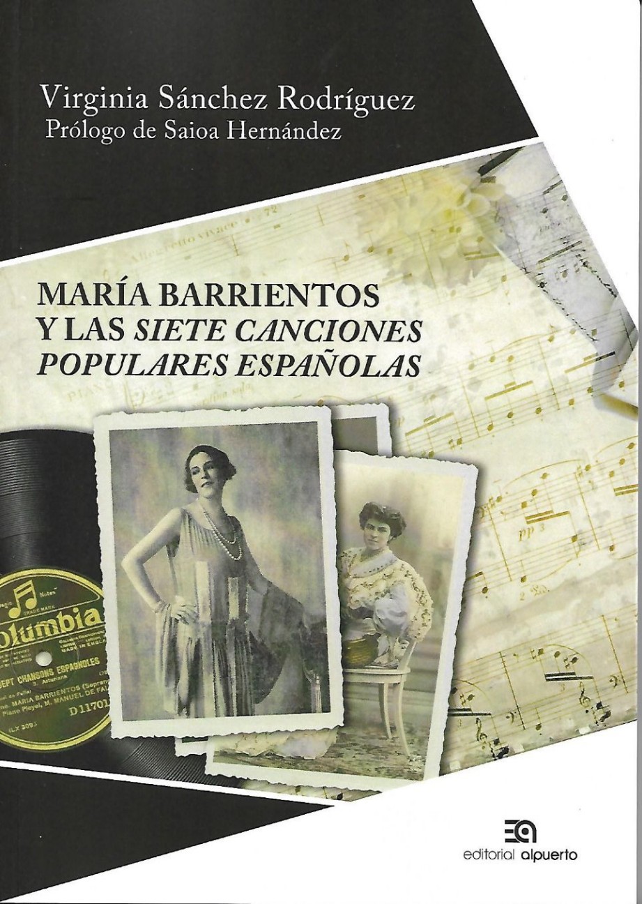 Mar�a Barrientos y las 7 canciones populares espa�olas