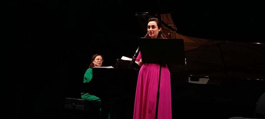 Mara Martn e Irene Alfageme en el ciclo de Juventudes Musicales de Valladolid