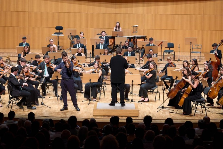 Manuel Hernndez-Silva y Amury Coeytaux  con la Orquesta de Jvenes de la Regin de Murcia