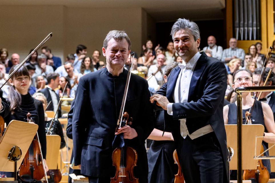 David Afkham y Frank Peter Zimmermann con la Orquesta Nacional de Espa�a