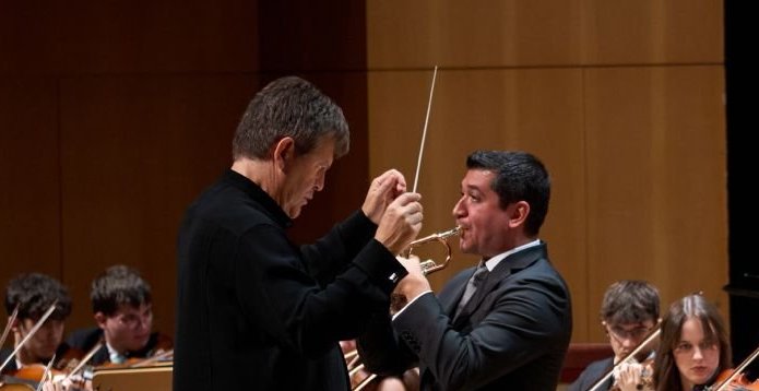 Manuel Hern�ndez Silva y Pacho Flores con la Sinf�nica de la Regi�n de Murcia