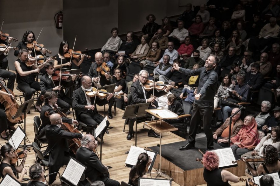 Josep Vicent con la Orquesta de Valencia