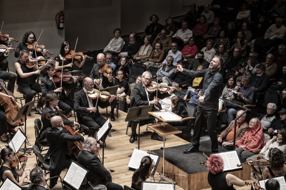 Josep Vicent con la Orquesta de Valencia
