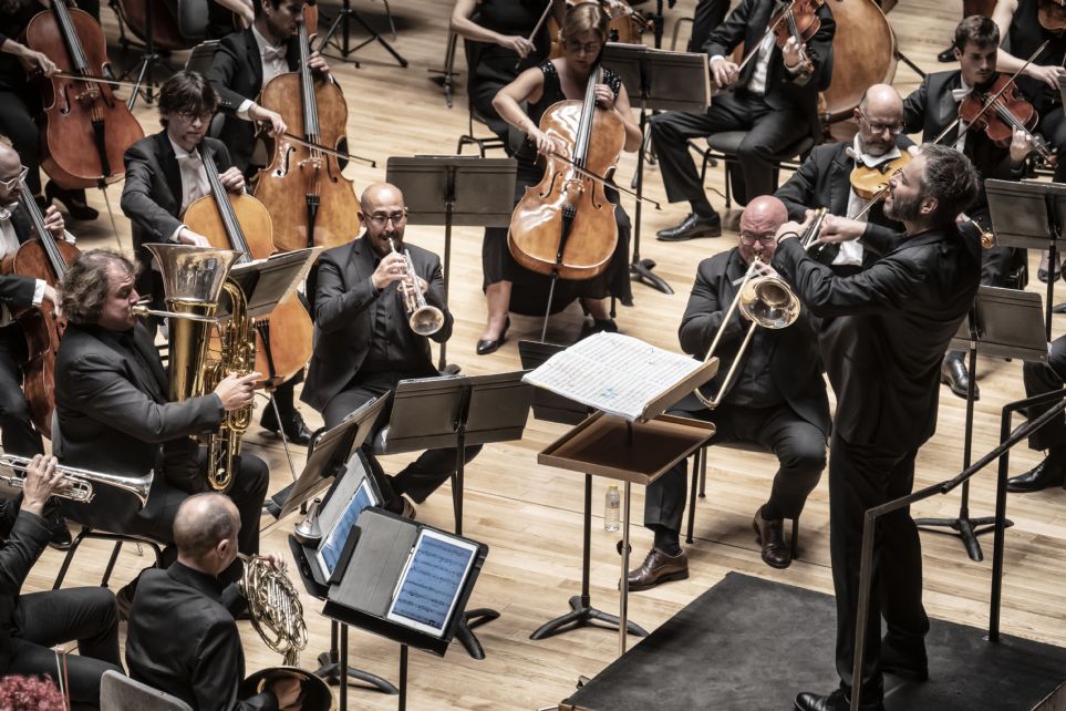 Josep Vicent con la Orquesta de Valencia