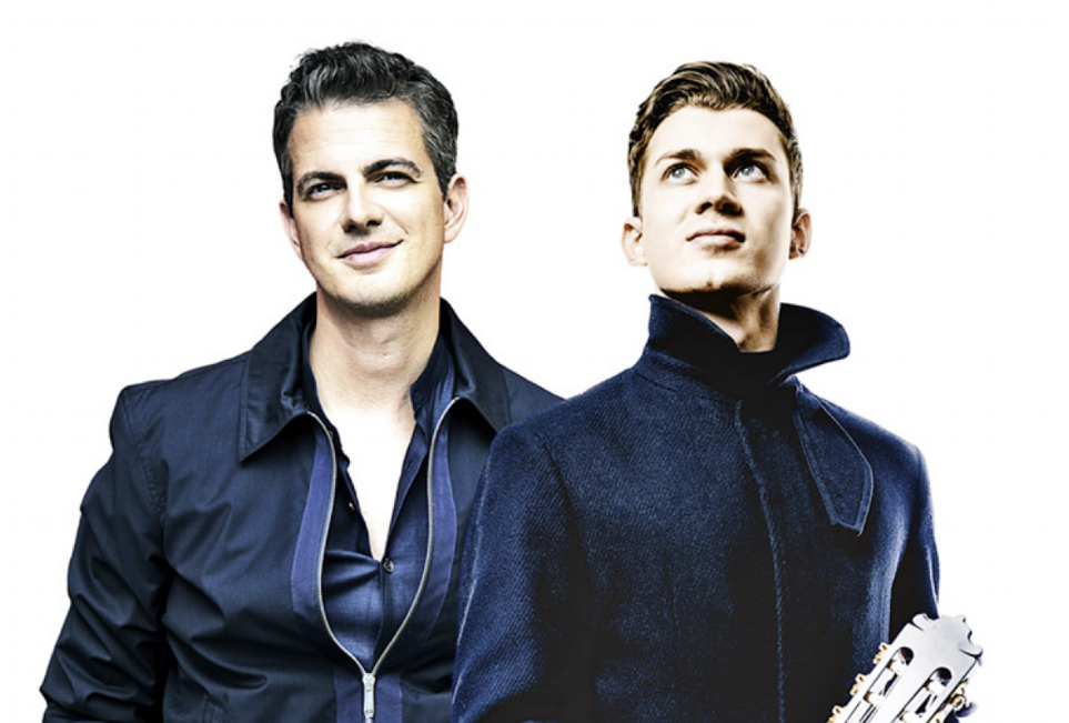 Philippe Jaroussky y el guitarrista Thibaut Garcia