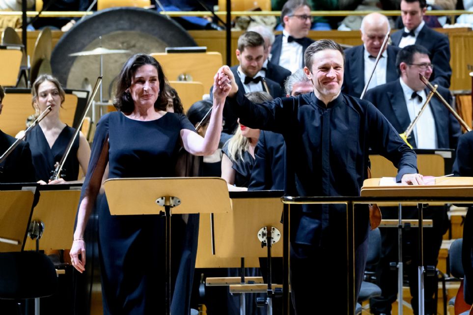 Roberto Gonz�lez Monjas, V�ronique Gens y Eduardo Soutullo con la Orquesta Nacional de Espa�a [ONE]