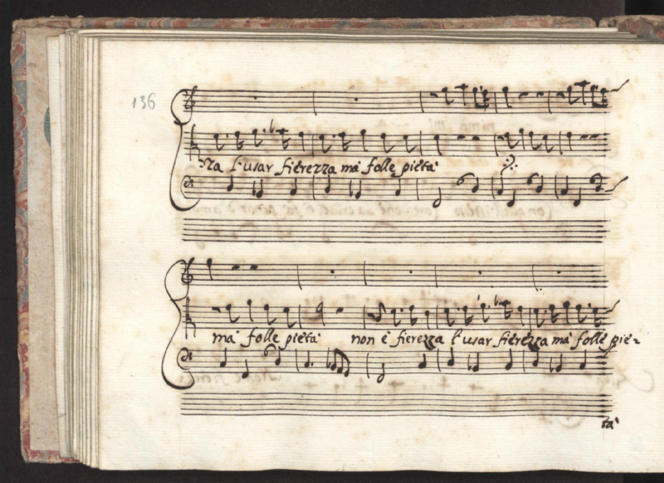 Scarlatti, manuscrito autgrafo