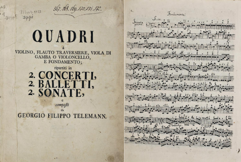 Telemann, 6 Quadri