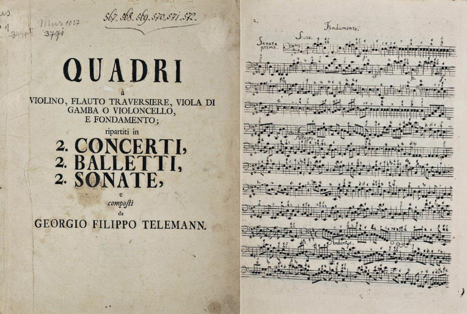 Telemann, 6 Quadri