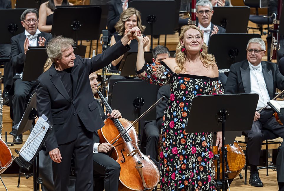 Thierry Fischer y Magdalena Kozena con la Sinfnica de Castilla y Len