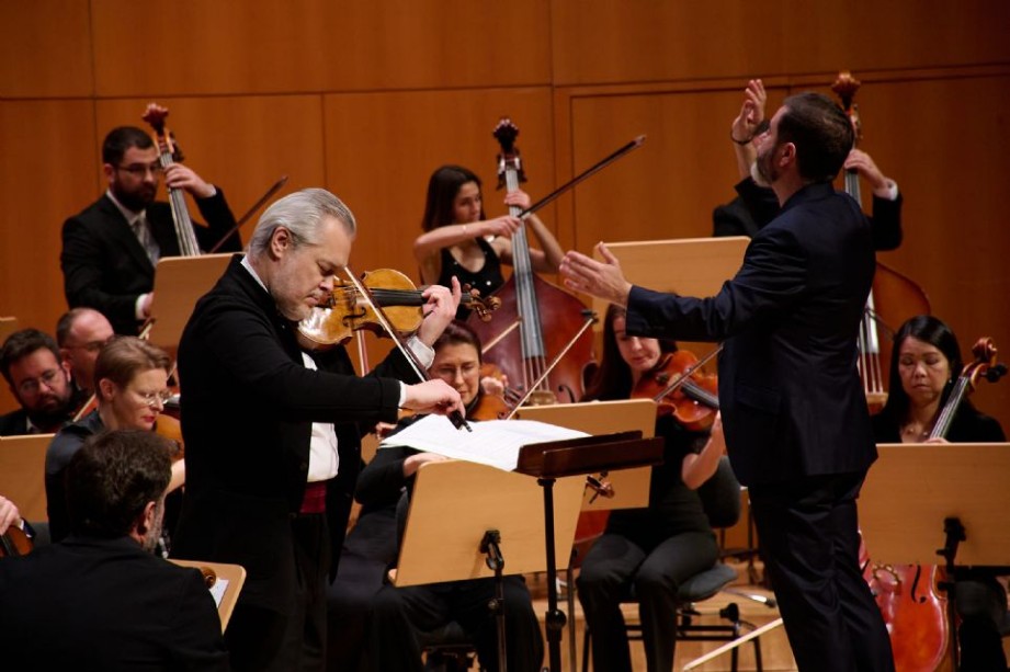 Vadim Repin  y C�sar �lvarez con la Sinf�nica de la Regi�n de Murcia