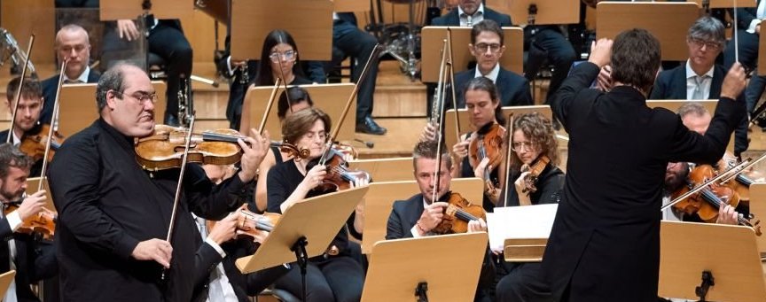 Joaqun Riquelme y Manuel Hernndez Silva con la Sinfnica de la Regin de Murcia