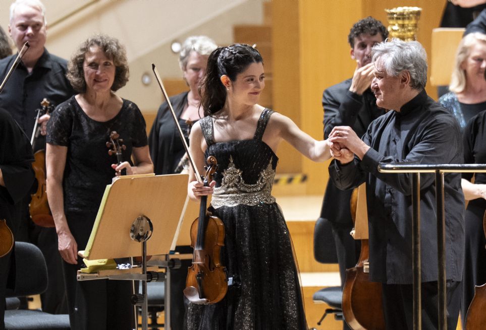 Antonio Pappano y Mara Dueas en Impacta