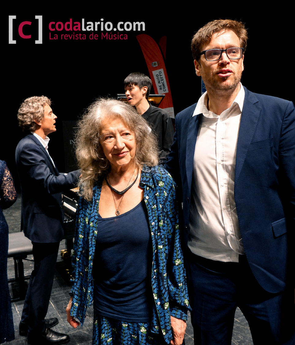 Martha Argerich y Pablo Galdo