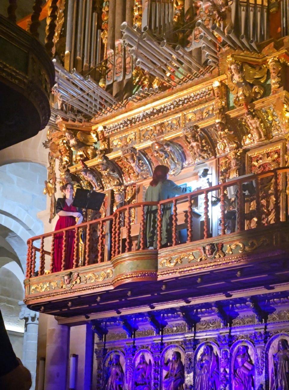 Eugenia Boix y Silvia M�rquez Chulilla en el ciclo M�sica en el Claustro de Tui