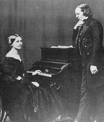 Foto: Clara y Robert Schumann