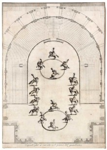 Ballet Ecuestre en el Teatro Farnese de Parma (Italia), 1723