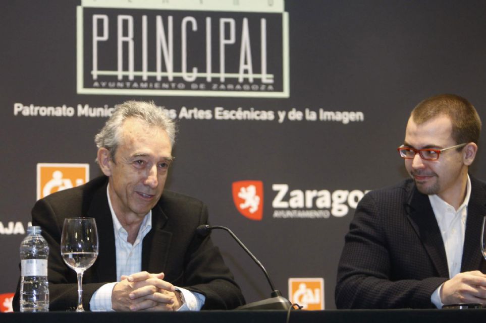 Carlos Chausson y Alejandro Martnez, presidente de la Asociacin