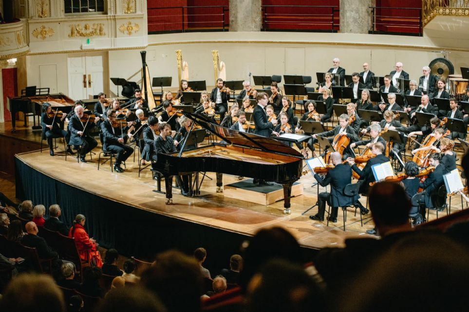 Alexandre Kantorow y Klaus Mäkelä en el Konzerthaus de Viena