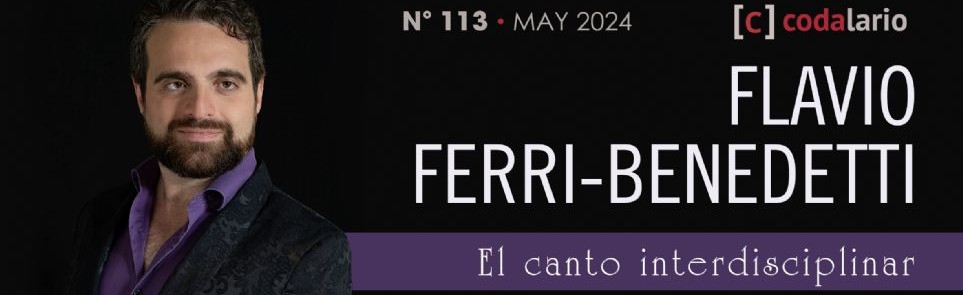 Flavio Ferri-Benedetti, portada Codalario, mayo 2024