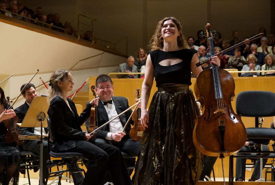 Julia Hagen con la Orquesta Nacional de Espaa