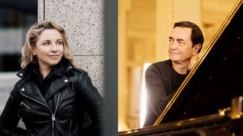 Pierre-Laurent Aimard y Tamara Stefanovich, unidos por el CNDM y Messiaen