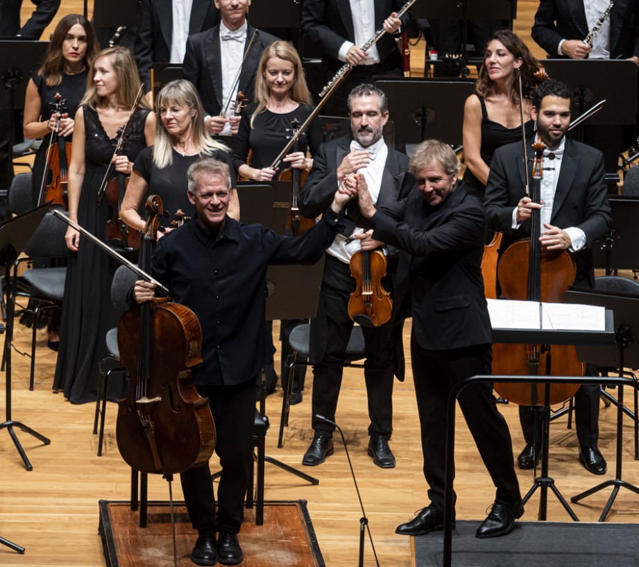 Thierry Fischer y Alban Gerhardt con la Sinfónica de Castilla y León
