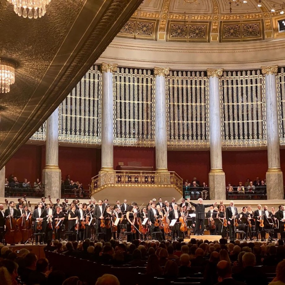 Antonio Pappano y el pianista Vkingur lafsson en la temporada del Konzerthaus de Viena